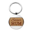 Mum Round Metal Keyring For Discount