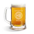 Harry s Glass Beer Mug on Sale