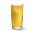 Initial Monogram Pint Glass Online