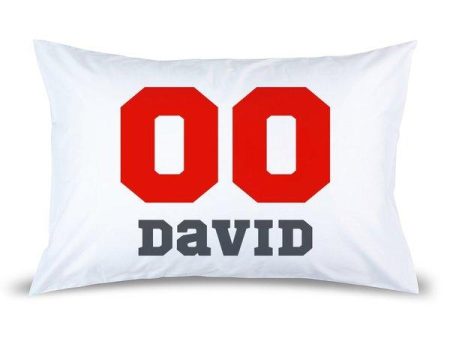 Sports Number Pillow Case Hot on Sale