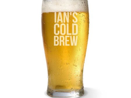 Cold Brew Standard 285ml Beer Glass Discount