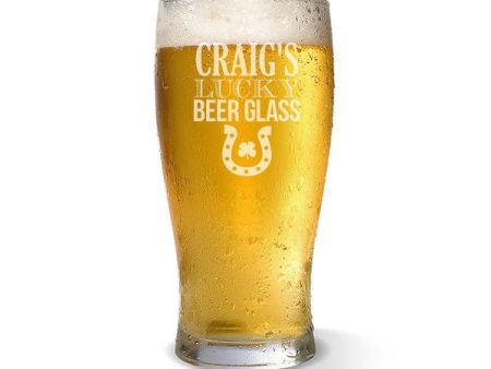 Lucky Standard 425ml Beer Glass Hot on Sale