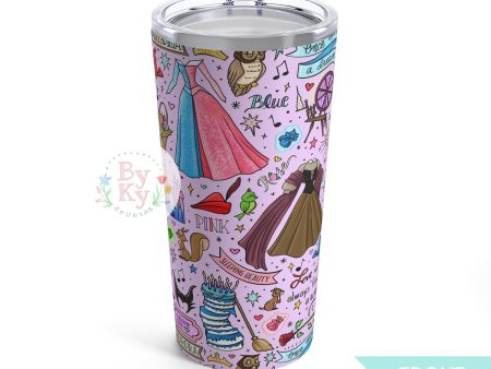 Aurora Princess Tumbler 20oz For Sale