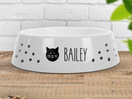 Paw Prints - Cat Pet Bowl - Large Online Hot Sale