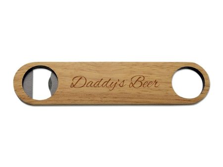 Daddy s Wooden Bottle Opener Discount