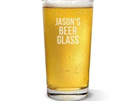 First Name Pint Glass Online Sale