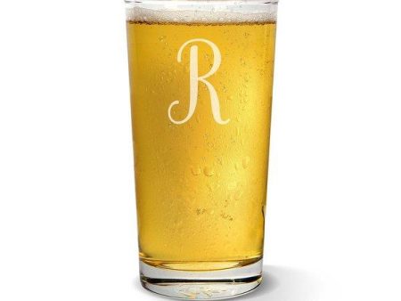 Initial Pint Glass For Cheap