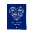 Love You Grandpa Blanket - Medium Sale