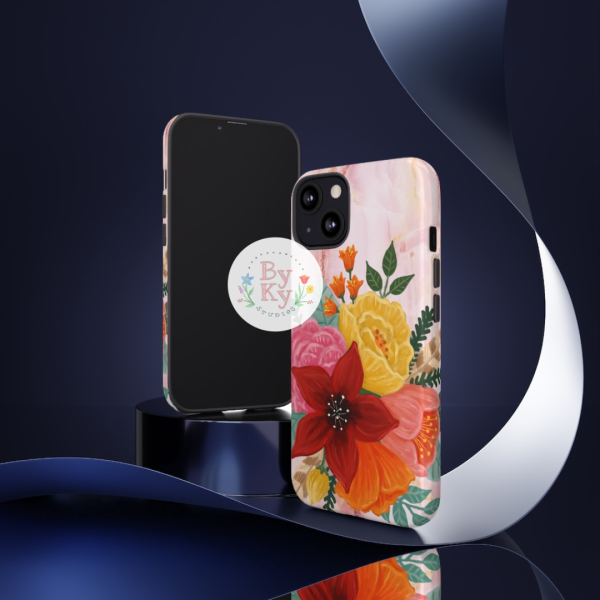 Flower & Feather Tough Phone Cases Discount