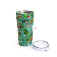 Christmas Doodle Tumbler 20oz Supply