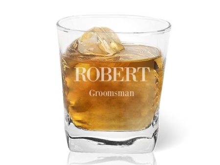 Groomsman Tumbler Glass Online now