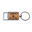 Emergency Rectangle Metal Keyring For Discount