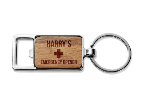 Emergency Rectangle Metal Keyring For Discount