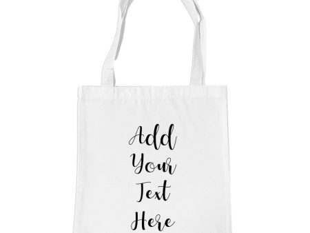 Add Your Own Text Premium Tote Bag Discount