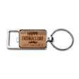 Happy Father s Day Rectangle Metal Keyring Discount