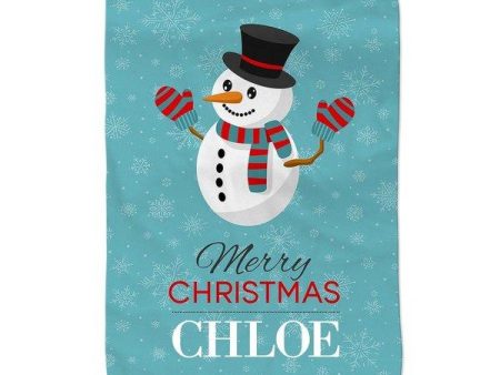 Happy Snowman Blanket - Large Online