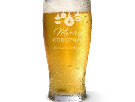 Bauble Standard 425ml Beer Glass Sale