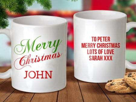 Merry Christmas Mug Online Hot Sale