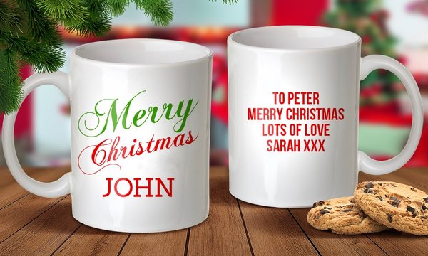 Merry Christmas Mug Online Hot Sale