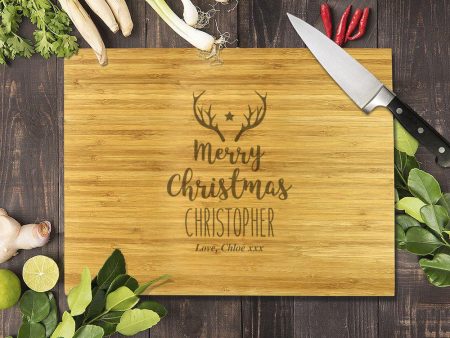 Antler Bamboo Cutting Board 12x16  Discount