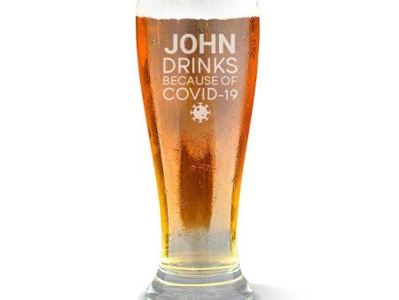 Covid Premium 285ml Beer Glass Hot on Sale