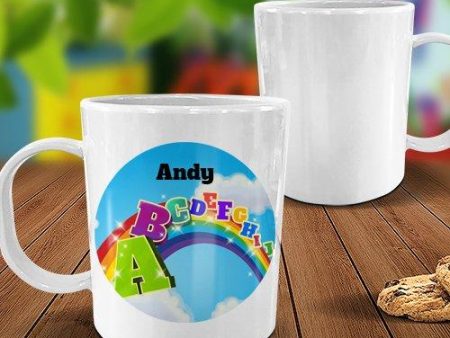 A to Z White Plastic Mug Online Hot Sale