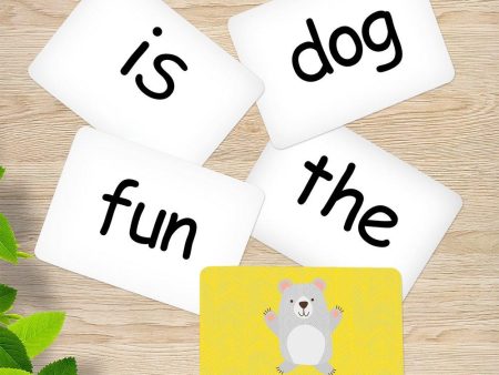 Bear Sight Word Cards Fashion