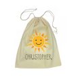 Calico Drawstring Bag - Sunshine Online now