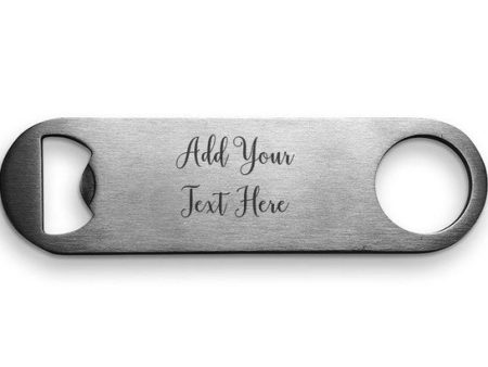 Add Your Own Message Engraved Bottle Opener Cheap