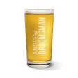 Groomsman Pint Glass Discount