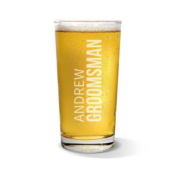 Groomsman Pint Glass Discount