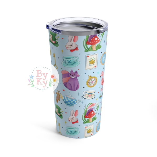 Adventures in Wonderland Tumbler 20oz For Sale