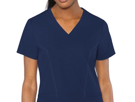 Med Couture MC Peaches Double V Neck Top Sale