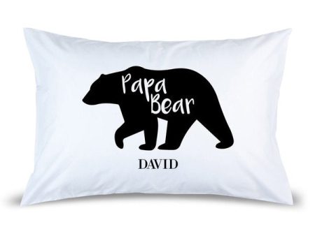 Papa Bear Pillow Case Sale