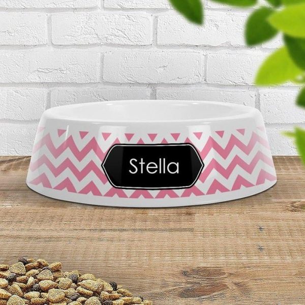 Chevron Pet Bowl - Large Sale