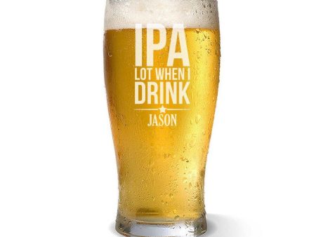 IPA Standard 425ml Beer Glass Cheap