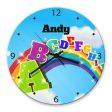 A to Z Glass Clock Discount