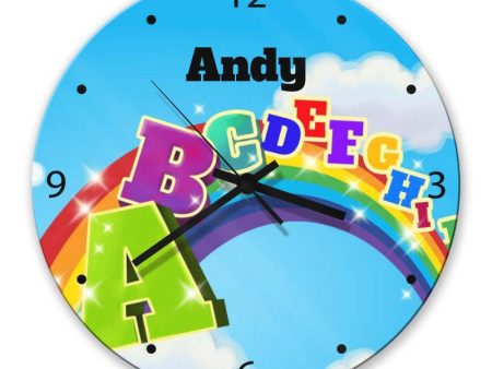 A to Z Glass Clock Discount