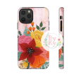 Flower & Feather Tough Phone Cases Discount