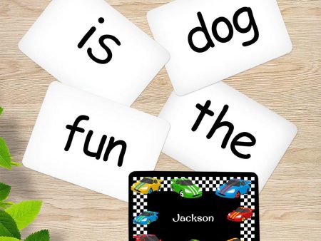 Race Cars Sight Word Cards For Cheap