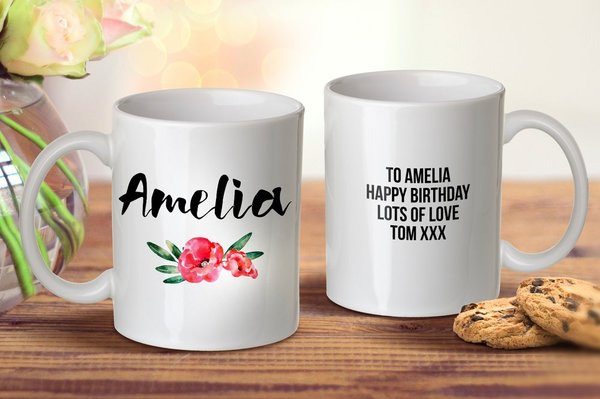 Flowers Mug Online Hot Sale