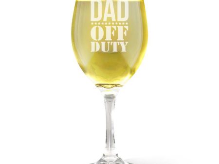 Off Duty Wine Glass on Sale