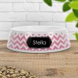 Chevron Pet Bowl - Small For Cheap