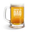 Cheers To Glass Beer Mug Online now