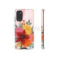 Flower & Feather Tough Phone Cases Discount