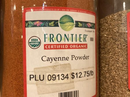 Frontier Cayenne Powder $12.75 LB For Sale