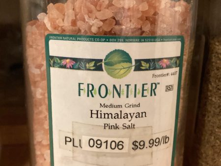 Frontier Himalayan Pink Salt $9.99 LB Hot on Sale