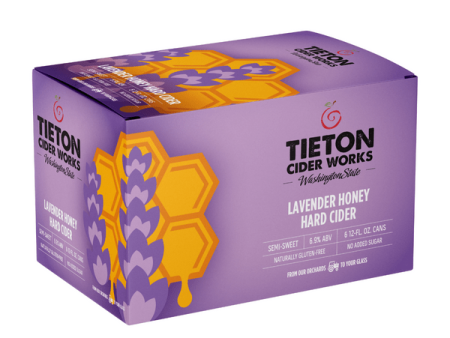 Tieton Lavender Honey Cider 6pk Hot on Sale