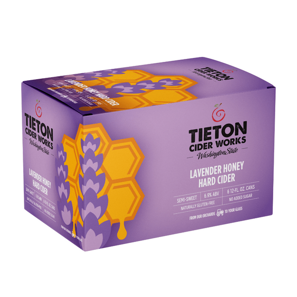 Tieton Lavender Honey Cider 6pk Hot on Sale