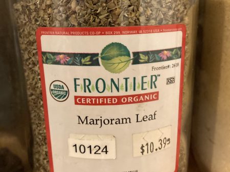 Frontier Marjoram Leaf $10.39 LB Discount